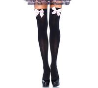 Leg avenue sexy tights with pink bow, Size Unique size, Poids 0.065 Kg, Color Black