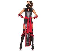 Leg Avenue Shadow Ninja Costumes (Medium, Black/Red)