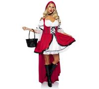 Leg Avenue Storybook Red Riding Hood,M/L (Red, White)