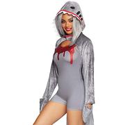Leg Avenue Underwater Hottie Shark, Small/Medium, Grey, 0.3 kg