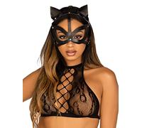 Leg Avenue Vegan leather studded cat mask.