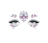 Leg Avenue Verity face jewels sticker, One Size
