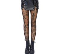 Leg Avenue Women Dark Alternative Animal Fishnet Tights, Snake, 1X