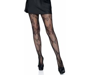 Leg Avenue Women Dark Alternative Animal Fishnet Tights, Snake, 1X