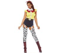 Leg Avenue Women's Giddy Up Cowgirl Adult Costumes, Multicolor, Small(UK 6-8)