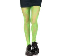 Leg Avenue Women's Dark Alternative Fishnet Tights Costume Hosiery, Green, One Size