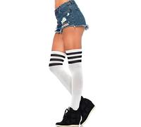 Leg Avenue Womens Athlete Thigh Hi W/ 3 Stripe Top