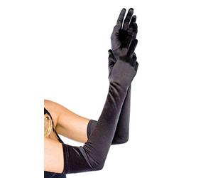 Leg Avenue Women's Extra Long Satin Gloves 16B - Extra Long Satin Gloves, Red, One Size (UK 6-12) (pack of 1)