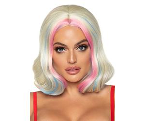 Leg Avenue Women's Harley Wavy bob Wig Adult Sized Costumes, One Size