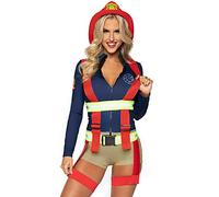 Leg Avenue Women's Hot Zone Honey Firefighter Costume