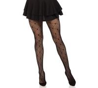 Leg Avenue Women's Love Struck Heart Net Tights Tights (pack of 1)