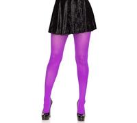 Leg Avenue Women's Nylon Spandex Tights Nylon Lycra Tights - Black Black - QS 46-50 (pack of 1)