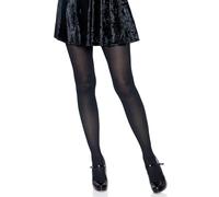 Leg Avenue Women's Nylon Spandex Tights Nylon Lycra Tights - Black Black - QS 46-50 (pack of 1)