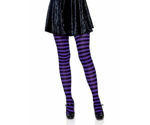 Leg Avenue Women's Nylon Striped Tights