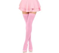 Leg Avenue Women's Nylon Thigh Highs, O/S (Pink)