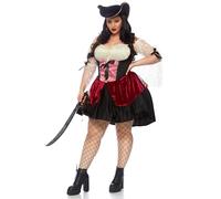 Leg Avenue Women's Plus Size Wicked Wench Pirate Costume Adult Sized Costumes