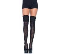 Leg Avenue Women's Pointelle Sockspointelle ???pointelle ???? ?? ??pointelle - Calcetines Hasta Leg Avenue 6906 Over The Knee Scrunch Sock Black One Size UK 6 12 , black, One Size UK