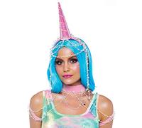 Leg Avenue Women's Showgirl Unicorn Kit Costume Accessories, Pink, One Size(UK 6-12)