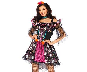 Leg Avenue Wonderland W50406 Day of the Dead Damenkostüme,
