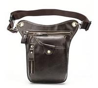 Leg Bag,Drop Leg Bag Men's Belt/Leg Bag Genuine Leather Motorcycle Leg Drop Bag Men's Waist Bag Men's and Women's Trouser Bag Thigh Bag Belt Bag(4)