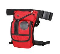 Leg Bag,Drop Leg Bag Men's Canvas Drop Leg Bag Motorcycle Multifunctional Messenger Shoulder Bag Belt Hip Cradle Belt(Red)