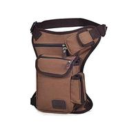 Leg Bag,Drop Leg Bag Men's Canvas Drop Leg Bag Waist Bag Pants Bag Pants Bag Hip Cradle Travel Multifunctional Motorcycle Messenger Shoulder Bag(2)