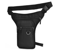 Leg Bag for Men Adjustable Tightness Raincoat Cell Phone Wallet Kettle Key | Waterproof Raincoat Gloves Cell Phone Kettle Leg Bag for Motorcycle Accessories Outdoor Travel Hiking Running Camping C