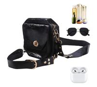 Leg bag for the thigh, steampunk leg bag made of PU leather, waist belt with thigh attachment, for fitness, travel, riding, hiking, sports activities, black, Siehe Beschreibung, See description