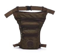 Leg Bag Men Drop Leg Waist Bag Fanny Pack for Motorcycle Rider Outdoor Sports Travel Hiking Climb Fanny Pack Belt Hip Bum Bags Motorbike Leg Bag(Coffee)