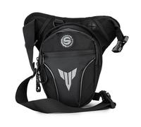 Leg Bag Motorcycle Leg Bag Waterproof Hip Bag Motocross Waist Biker Leg Bag Fanny Pack Motorbike Leg Fanny Pack Motorbike Leg Bag(Black)