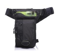 Leg Bag,Thigh Bag Waterproof Range Waist Pack Hip Belt Butt Motorcycle Oxford Men's Waist Leg Drop Thigh Bag(Black)