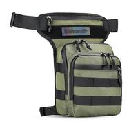 Leg Bag Waterproof Motorbike Tactical Travel Cell Bag Mobile Phone Purse Fanny Pack Bags Motorcycle Leg Bag Motorbike Leg Bag(Green)