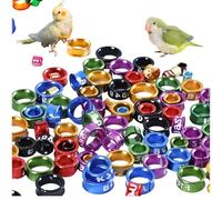 Leg Bands for Birds Numbered 4mm Pigeons Leg Bands Poultry Leg Bands Open Ring Leg Bands for Baby Chick, Bantam, Finch, Dove, Lovebird, Coturnix Quail 100pieces 6.0