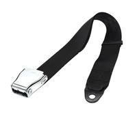 Leg Belt Buckle for Workouts on Machines, 4.3FT Long Extension/Curl to Achieve Stability and Comfort (Black color)