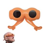 Leg & Buttocks Novelty Sunglasses - Funny Party Gag Glasses | Comedy Costume Props For Birthday, Crazy Party, Hilarious Quirky Glasses Halloween & Prank Parties, Holiday Adults Gatherings