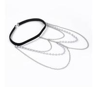 Leg Chain Sexy Personalised Leg Chains Vintage Rope Pearl Leg Chains for Women and Girls(Silver)