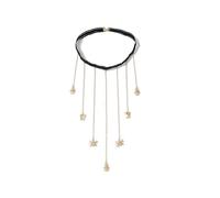 Leg Chain Women Exaggerated Sexy Lace Stretch Rope Leg Chain for Women and Girls(Gold)