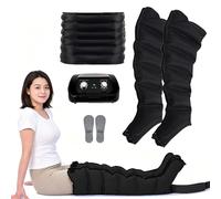 Leg Compression Massager Boots for Circulation & Pain Relief, Lymphatic Drainage Recovery System, Sequential Pneumatic Compression Therapy for Full Leg Foot Calf Sports Recovery