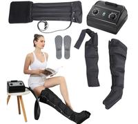 Leg Compression Massager | Electric Air Compression Recovery System Boots, 8-Intensity | 3-Timer, Lymphatic Drainage Massager Arm, Waist, Foot Massage Machine Pain Relax & Circulation Improv