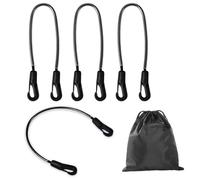 Leg Cords for Horse Blanket - Elastic Rope, Tail Strap with Double Carabiners, Adjustable, Blanket Tailband, Robust Nylon Belly Strap Set for Outdoor Farm Stable Pōny Accessories Winter Willow