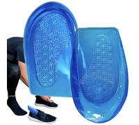 Leg Correction Shoe Insoles - Orthopedic Silicone Heel Pads, Alignment Support | O/X Leg, Knee Stabilizing Inserts, Comfortable Heel Cups, Medical Grade Foot Correction for All