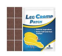 Leg Cramps Relief Patches | Rapid Muscle Leg Cramp Relief | Deep Penetrating Patches for Restless Syndrome, Topical Sticker for Legs Neck Back