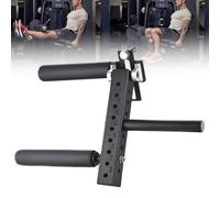 Leg Curl Leg Extension Attachment for Home Gym, Plate Loaded for 2.5/5cm Diameter, Fit for 18mm-25mm Machines, Enhance Lower Body Muscle Training