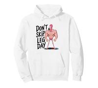 Leg Day Flamingo Pullover Hoodie