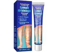 Leg Edema Cream,Herbal Massage Cream for Schwellungs Linderung,Lymphatic Drainage Massage Lotion,Reduce Leg Swelling Naturally