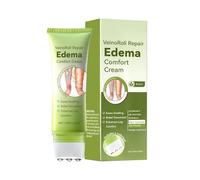 Leg Edema Relief Cream, Varicose Vein Treatment Cream, Spider Vein Relief Roller, Natural Herbs, Improves Blood Circulation, Relieves Foot Edema, and Protects Blood Vein Health