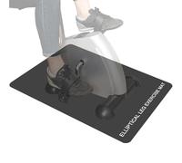Leg Exerciser Machine Non Slip Mat - Protective Workout Mat,Fitness Mat for Under Desk Elliptical Peddler Foot & Leg Pedal Exerciser, Home Sports Accessories