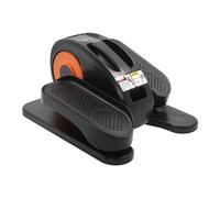 Leg Exerciser Step Machine Exerciser for Home with Remote Control Elliptical Machine with LCD Display Designed for Restoring Leg Muscle Strength Balance and Coordination and Daily Wxercise (Orange)