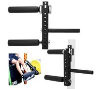 Leg Extension Machine Leg Curl Machine Adjustable Seated Leg Press Machine Attachment 8 Position Adjustable with Plate Loaded for Home Gym Leg Extension Rack Attachment, Fitness Squat Rack Accessories