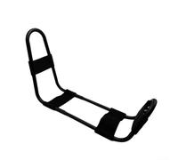 Leg Hamstring Stretcher Knee Extension Tool For Back Hip Calf Flexibility, Adjustable Rail Mechanism With Removable Pad For Athletes Seniors Physical Therapy Black